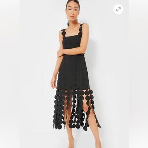 Tuckernuck - Hyacinth House Black Multi Circle Mercedes Midi Dress